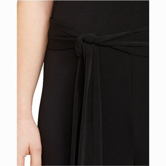 New! RALPH LAUREN Women's Belted Black Jersey Jumpsuit Plus Size 2X - Picture 4 of 7